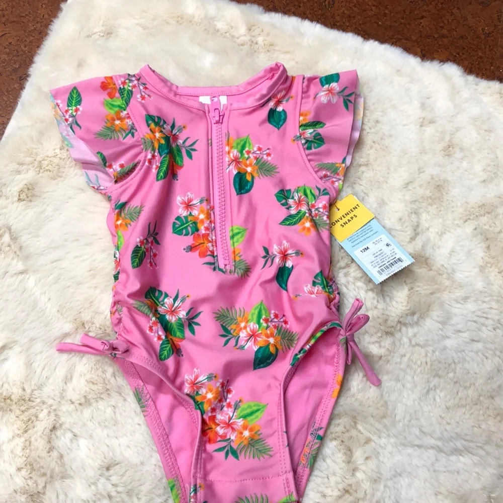 NWT Cat & Jack swimsuit 12‎ months